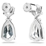 Mesmera Drop-Ohrhänger, Verschiedene Schliffe, Weiß, Rhodiniert - Swarovski, 5661683