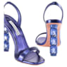 AQUAZZURA Aura sandal, Very Peri - Swarovski, 5661898