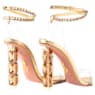 AQUAZZURA Aura 샌들, 소프트 골드 톤 - Swarovski, 5661902