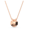 Bella V Anhänger, Rundschliff, Rosa, Roségold-Legierungsschicht - Swarovski, 5662088