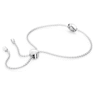 สร้อยข้อมือ Una Angelic, เจียระไนทรงสี่เหลี่ยมจัตุรัส, น้ำเงิน, เคลือบโรเดียม - Swarovski, 5662141