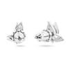 Idyllia Lilia stud earrings, Butterfly, Blue, Rhodium plated - Swarovski, 5662183