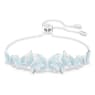 Idyllia Lilia Armband, Schmetterling, Blau, Rhodiniert - Swarovski, 5662184