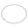 Collier Tennis Matrix, Taille poire, Blanc, Métal rhodié - Swarovski, 5662277