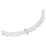 Collier Tennis Matrix, Taille poire, Blanc, Métal rhodié - Swarovski, 5662277