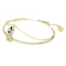 Stilla bangle, Mixed cuts, Multicolored, Gold-tone plated - Swarovski, 5662924
