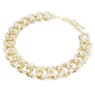 Collar Dextera, Arte, Tallas mixtas, Grande, Blanco, Baño tono oro - Swarovski, 5663257