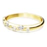Bracelet-jonc Dextera, Tailles variées, Blanc, Placage de ton or - Swarovski, 5663260