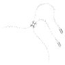 Imber Emily 브레이슬릿, 라운드 컷 믹스, 블루, 로듐 플래팅 - Swarovski, 5663394