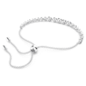 Imber Emily armband, Verschillende ronde slijpvormen, Blauw, Rodium toplaag - Swarovski, 5663394