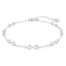 Swarovski Remix Collection strand, Round cut, White, Rhodium plated - Swarovski, 5663545