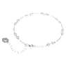Swarovski Remix Collection strand, Round cut, White, Rhodium plated - Swarovski, 5663545