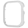 Sparkling case, For Apple Watch® Series 7, 41 mm, Silver tone - Swarovski, 5663567