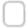 Sparkling case, For Apple Watch® Series 7, 41 mm, Silver tone - Swarovski, 5663567