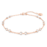 Swarovski Remix Collection strand, Round cut, White, Rose gold-tone plated - Swarovski, 5664055