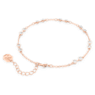 Swarovski Remix Collection strand, Round cut, White, Rose gold-tone plated - Swarovski, 5664055