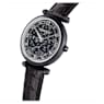 Crystalline Wonder watch, Swiss Made, Leather strap, Black, Black finish - Swarovski, 5664311