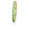 Anillo Matrix, Talla redonda, Verde, Baño tono oro - Swarovski, 5664433