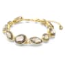 Elegance of Africa bracelet, Mixed cuts, Brown, Gold-tone plated - Swarovski, 5664794