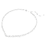 Mesmera Halskette, Verschiedene Schliffe, Weiß, Rhodiniert - Swarovski, 5665242