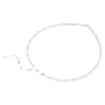 Mesmera Halskette, Verschiedene Schliffe, Weiß, Rhodiniert - Swarovski, 5665242