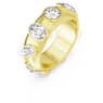 Dextera ring, Mixed cuts, White, Gold-tone plated - Swarovski, 5665485
