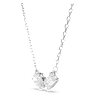 Mesmera 套裝, 混合式切割, 白色, 鍍白金色 - Swarovski, 5665829