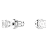 Mesmera Set, Verschiedene Schliffe, Verstreutes Design, Weiß, Rhodiniert - Swarovski, 5665877