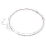 Matrix Tennis necklace, Mixed cuts, Pink, Rhodium plated - Swarovski, 5666165