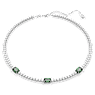 Matrix Tennis 네크리스, 믹스 컷, 그린, 로듐 플래팅 - Swarovski, 5666168