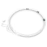 Matrix Tennis necklace, Mixed cuts, Green, Rhodium plated - Swarovski, 5666168
