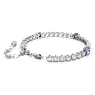 Matrix Tennis bracelet, Mixed cuts, Blue, Rhodium plated - Swarovski, 5666426