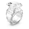 Lucent cocktail ring, Octagon cut, White - Swarovski, 5666590