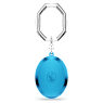 Key ring, Oval cut, Blue, Mixed metal finish - Swarovski, 5666644