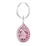 Portachiavi, Taglio Pear, Rosa - Swarovski, 5666646
