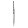 Crystal Shimmer ballpoint pen, Silver tone, Chrome plated - Swarovski, 5668056