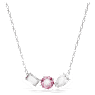 Mesmera 鏈墜, 混合式切割, 粉紅色, 鍍白金色 - Swarovski, 5668275