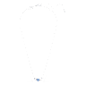 Mesmera hanger, Verschillende slijpvormen, Blauw, Rodium toplaag - Swarovski, 5668276