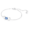 Pulseira Mesmera, Combinação de lapidações, Azul, Lacado a ródio - Swarovski, 5668359