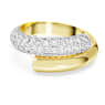 Dextera ring, White, Gold-tone plated - Swarovski, 5668812