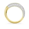 Dextera ring, White, Gold-tone plated - Swarovski, 5668812