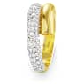 Dextera ring, White, Gold-tone plated - Swarovski, 5668814
