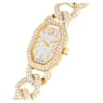 Dextera Chain watch, Swiss Made, Crystal bracelet, Gold tone, Gold-tone finish - Swarovski, 5668854