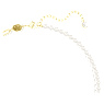 Teddy pendant, Crystal pearl, Bear, Multicolored, Gold-tone plated - Swarovski, 5669162
