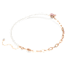 Teddy pendant, Crystal pearl, Bear, Pink, Rose gold-tone plated - Swarovski, 5669166