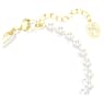 Teddy bracelet, Crystal pearl, Bear, Green, Gold-tone plated - Swarovski, 5669167