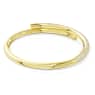 Dextera bangle, Magnetic closure, White, Gold-tone plated - Swarovski, 5669498