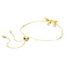 Idyllia Armband, Fjäril, Flerfärgad, Guldfärgad plätering - Swarovski, 5670053