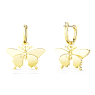 Idyllia drop earrings, Butterfly, Multicolored, Gold-tone plated - Swarovski, 5670055