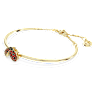 Idyllia bangle, Ladybug, Red, Gold-tone plated - Swarovski, 5670057